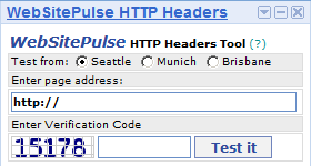 HTTP Headers Gadget