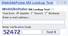 MX Lookup Gadget
