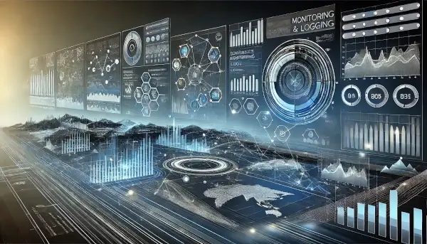 Image depicting the concept of monitoring and logging