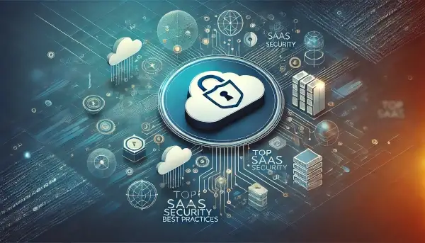 Image with a modern and high-tech feel, featuring elements that symbolize security and cloud computing